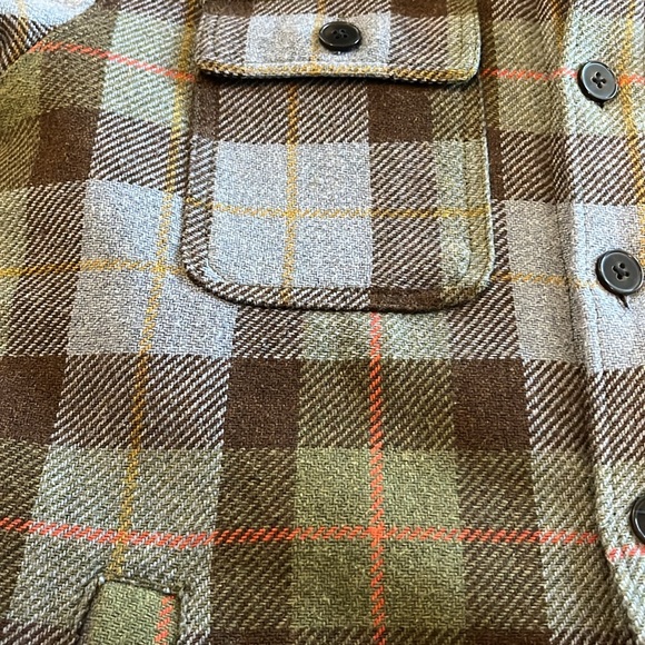 Frank & Oak Plaid Wool Blend Jacket M - Picture 7 of 12